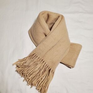 Steve Madden Fringe Scarf, Pink, Cream, Cozy  Warm Bigger